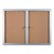 Enclosed Bulletin Board w/ Two Doors (5' W x 3' H)